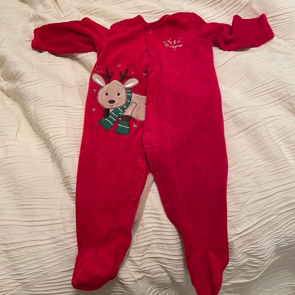 My first Christmas onesie